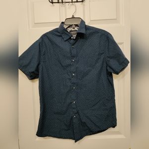 👔Demin and Flower Button Down Shirt